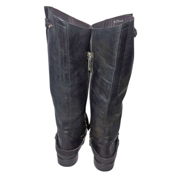 Golden Goose Black Leather Motorcycle Boots Size 6 - Picture 7 of 8